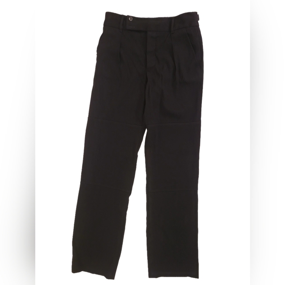 Gucci Black Trousers Womens EU 42 Vintage Belted Zamasport